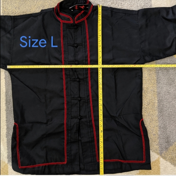 Black and Red Martial Arts Gi - 3 Piece Set - Picture 5 of 6